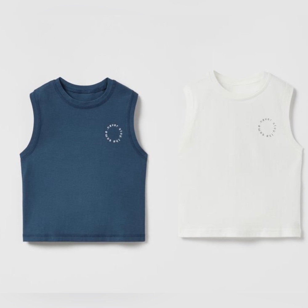 Zara Toddler Basic Tank Tops